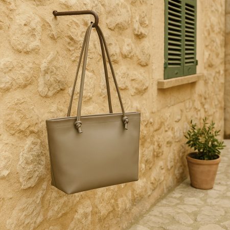 Leather Bag Tote Nudo